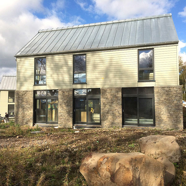 View of Plot 9 complete externally in September